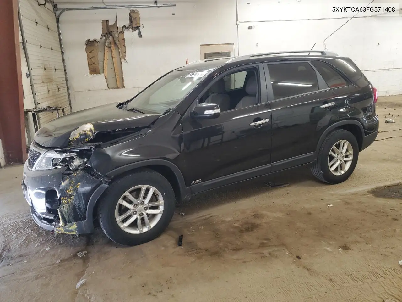 2015 Kia Sorento Lx VIN: 5XYKTCA63FG571408 Lot: 56397435
