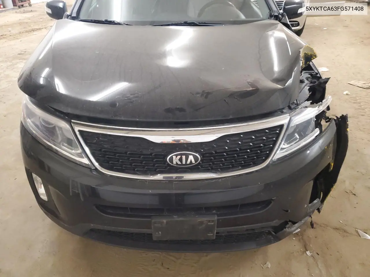 2015 Kia Sorento Lx VIN: 5XYKTCA63FG571408 Lot: 56397435