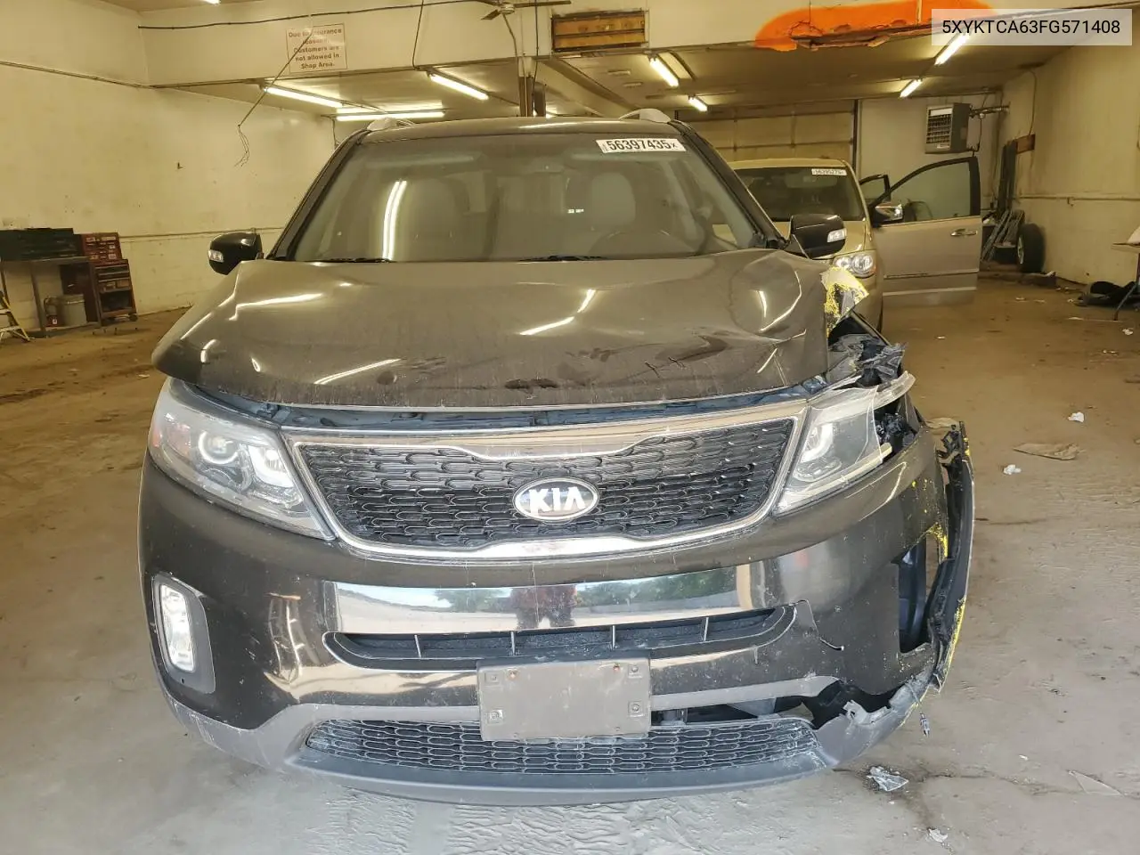 2015 Kia Sorento Lx VIN: 5XYKTCA63FG571408 Lot: 56397435