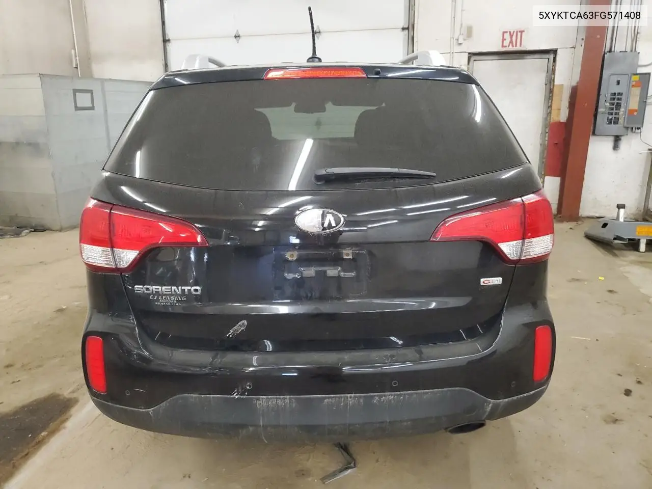 2015 Kia Sorento Lx VIN: 5XYKTCA63FG571408 Lot: 56397435