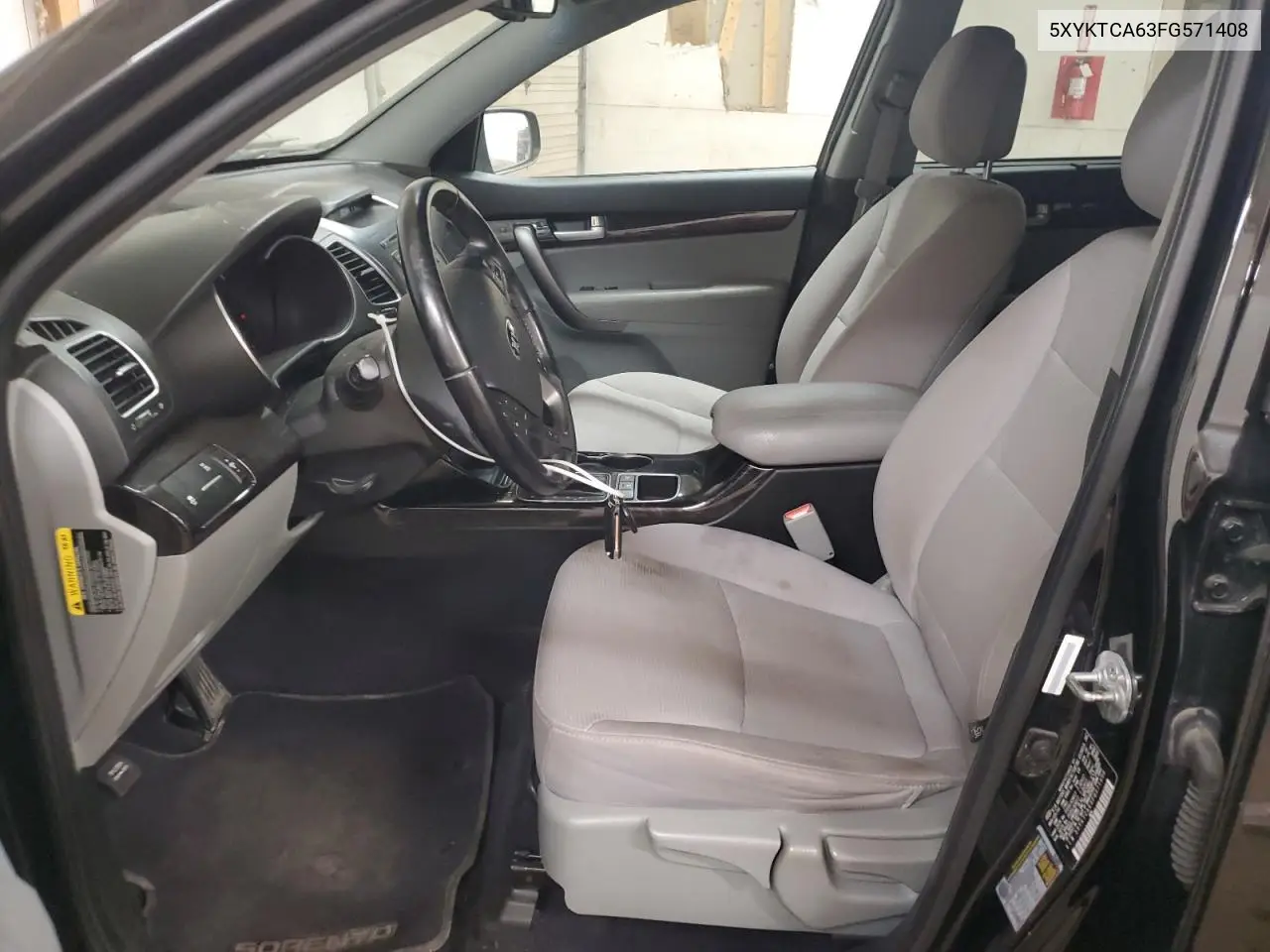 2015 Kia Sorento Lx VIN: 5XYKTCA63FG571408 Lot: 56397435