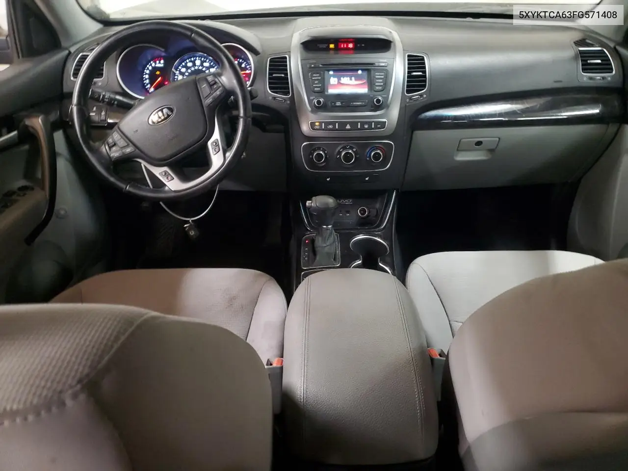 2015 Kia Sorento Lx VIN: 5XYKTCA63FG571408 Lot: 56397435