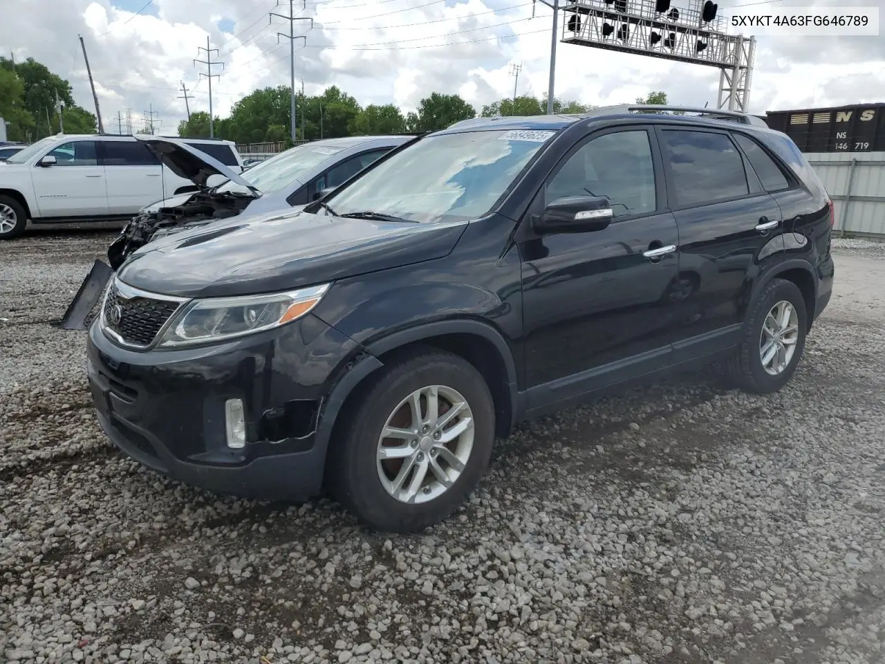 2015 Kia Sorento Lx VIN: 5XYKT4A63FG646789 Lot: 56849625