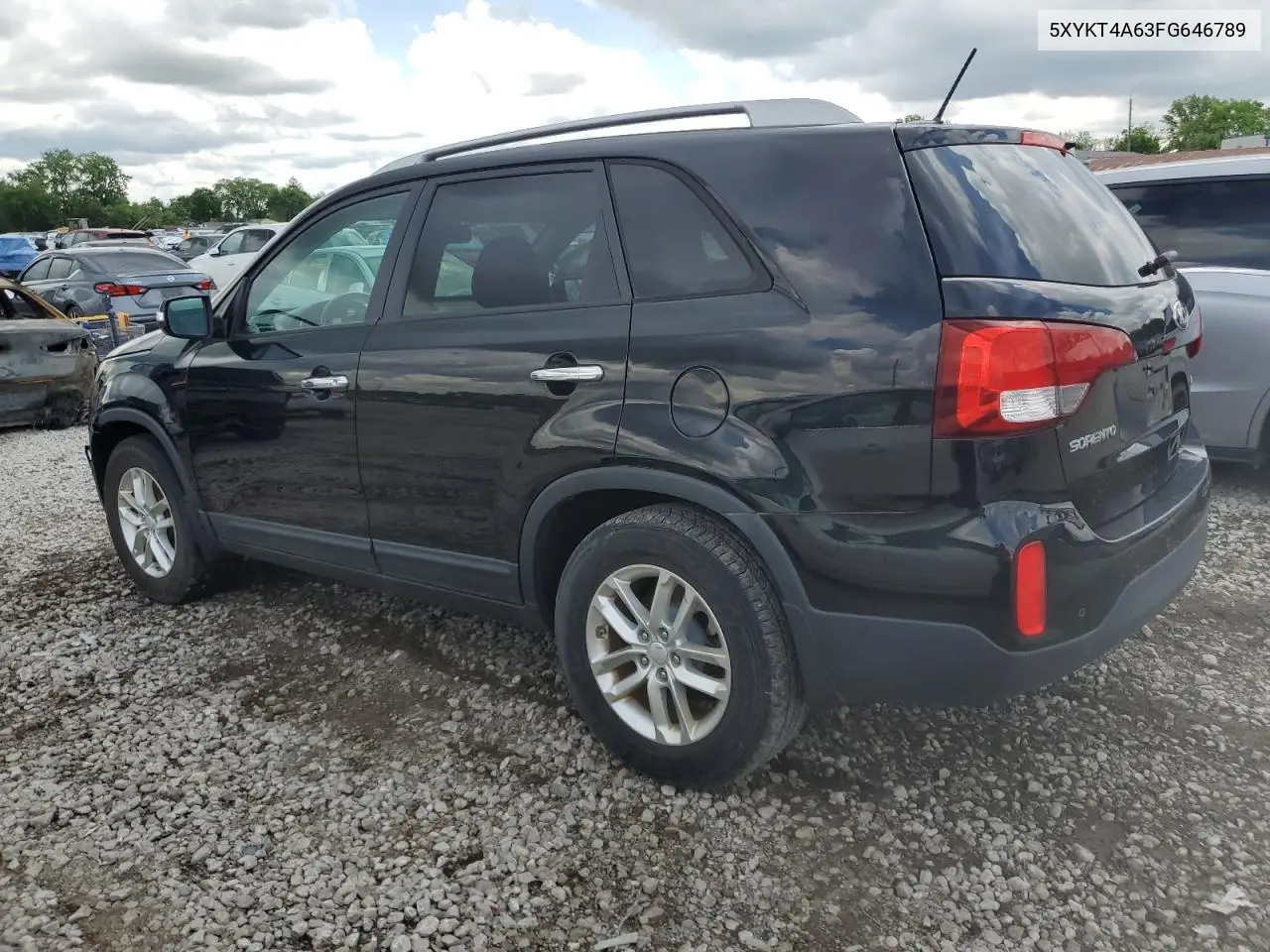 2015 Kia Sorento Lx VIN: 5XYKT4A63FG646789 Lot: 56849625