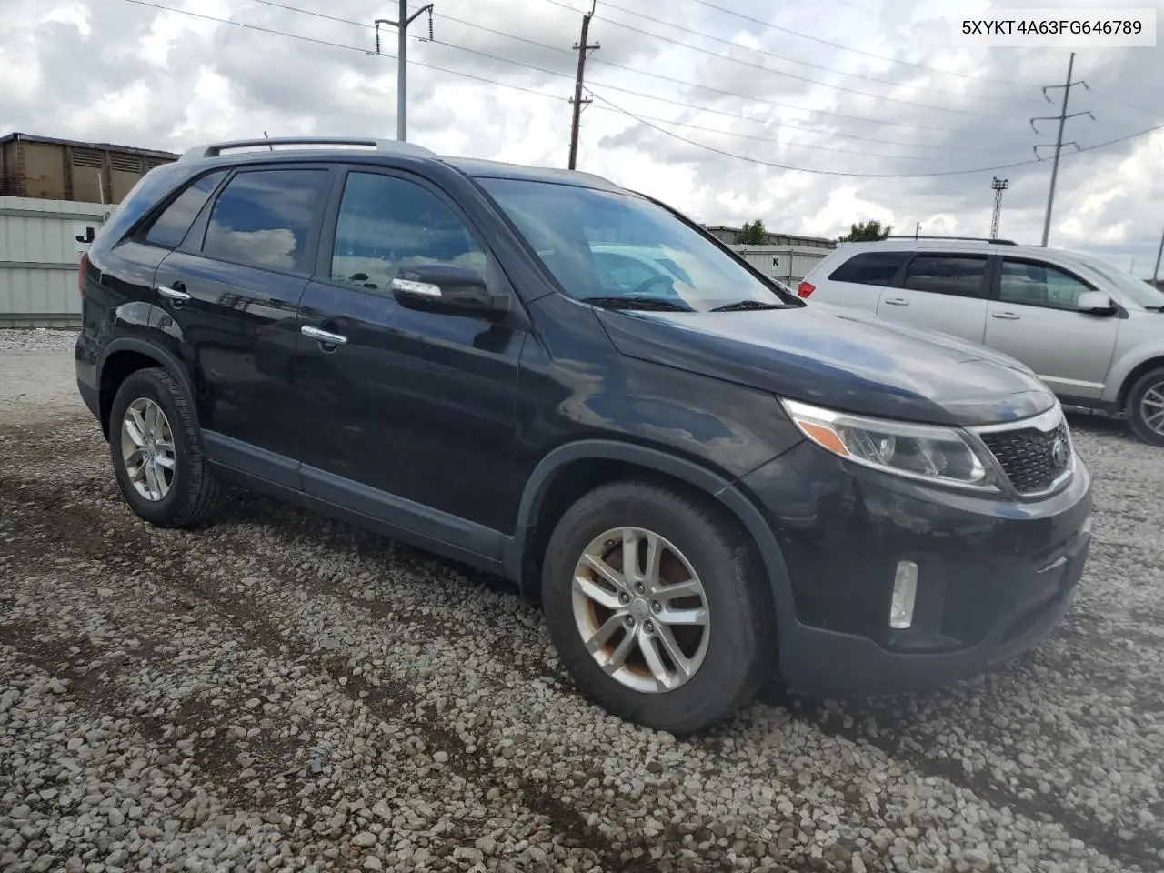 2015 Kia Sorento Lx VIN: 5XYKT4A63FG646789 Lot: 56849625