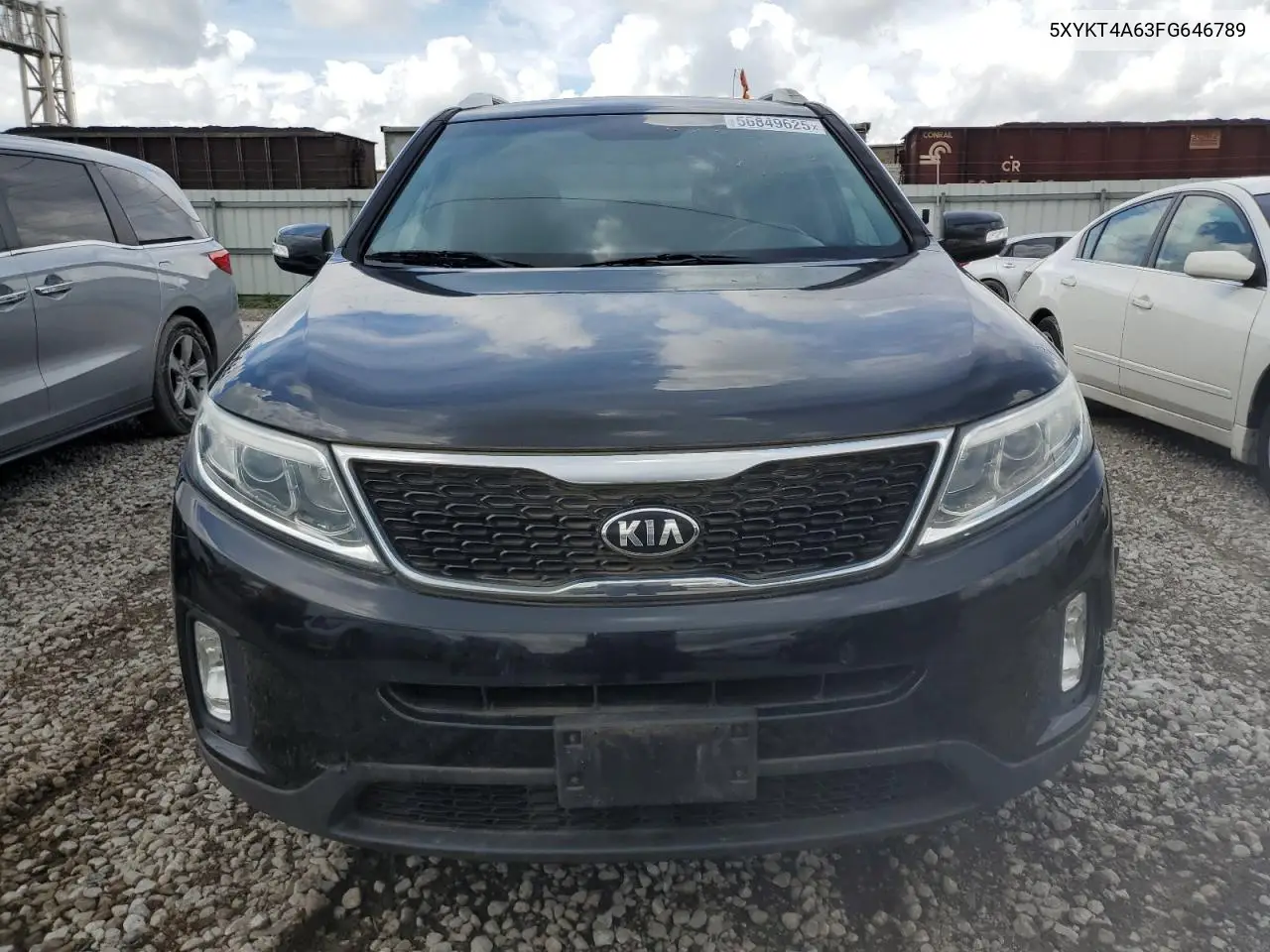 2015 Kia Sorento Lx VIN: 5XYKT4A63FG646789 Lot: 56849625