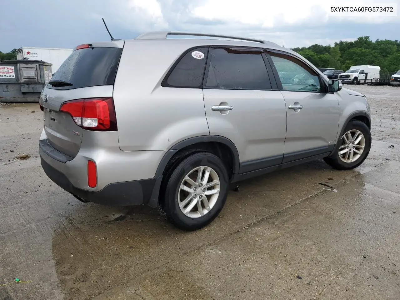 2015 Kia Sorento Lx VIN: 5XYKTCA60FG573472 Lot: 62553545