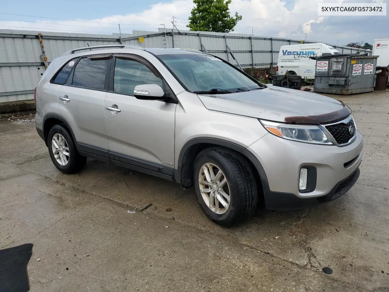 2015 Kia Sorento Lx VIN: 5XYKTCA60FG573472 Lot: 62553545