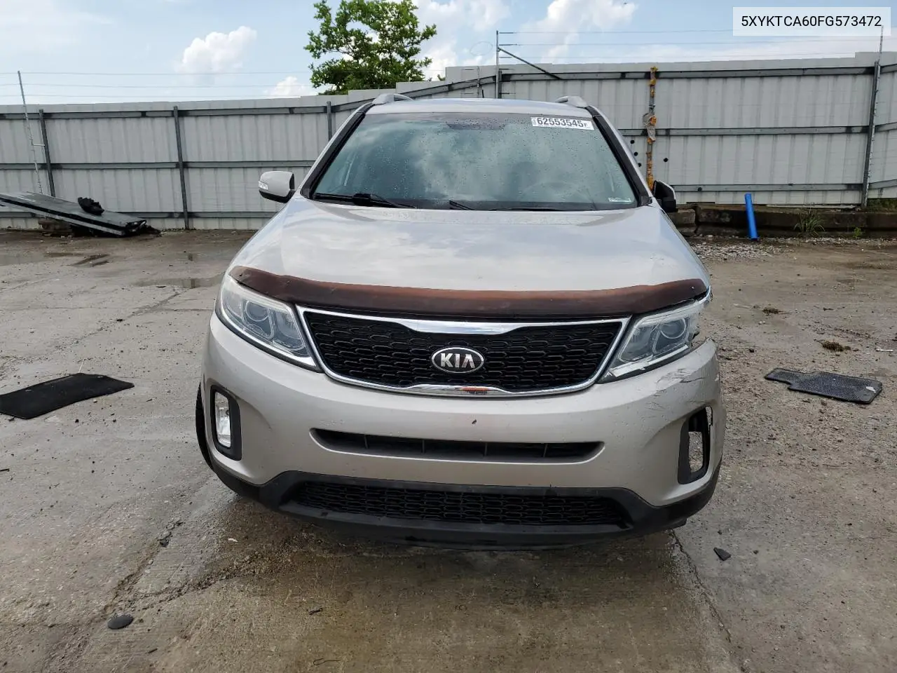 2015 Kia Sorento Lx VIN: 5XYKTCA60FG573472 Lot: 62553545