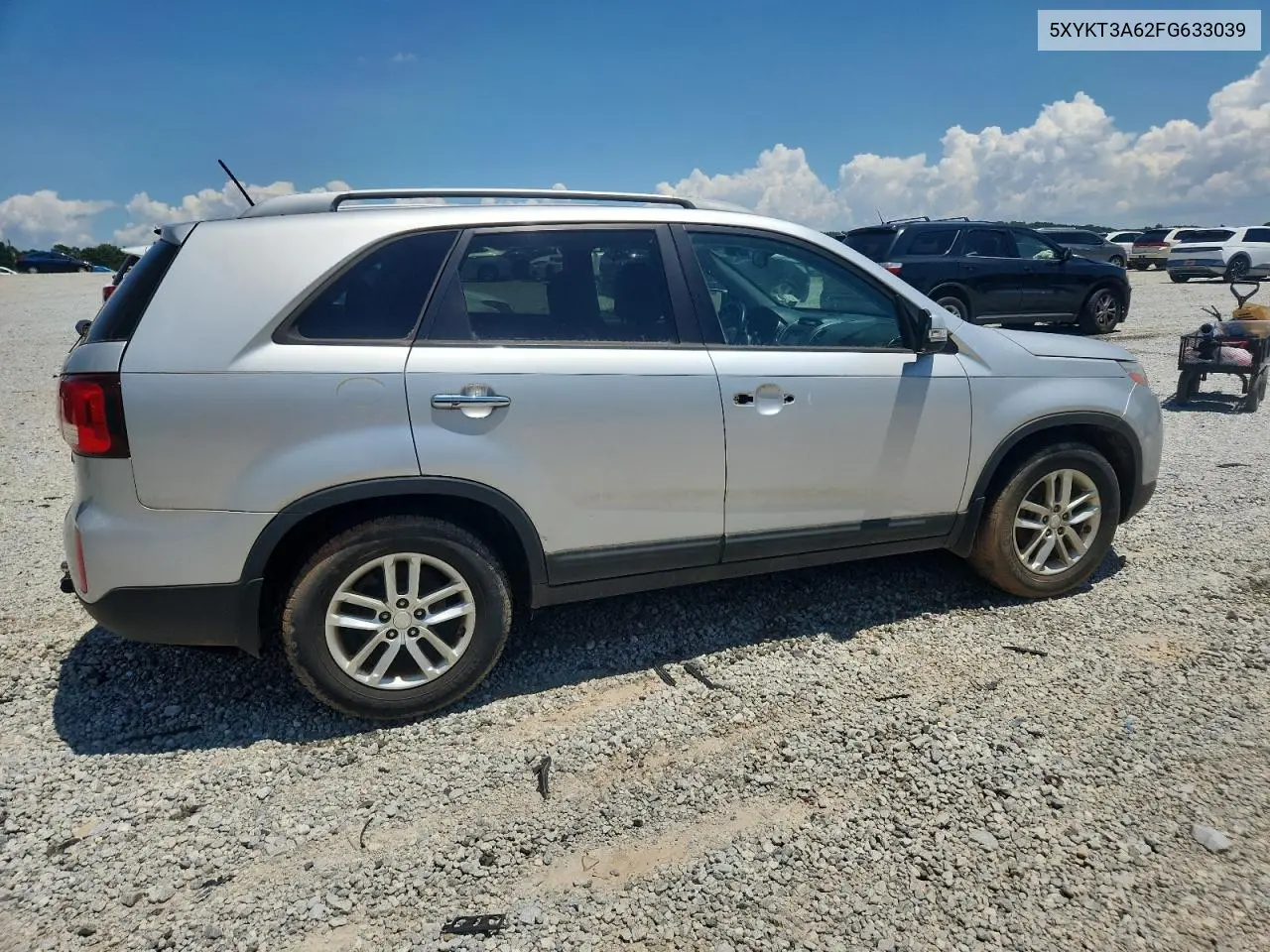 5xykt3a62fg633039 5XYKT3A62FG633039 2015 Kia Sorento Lx