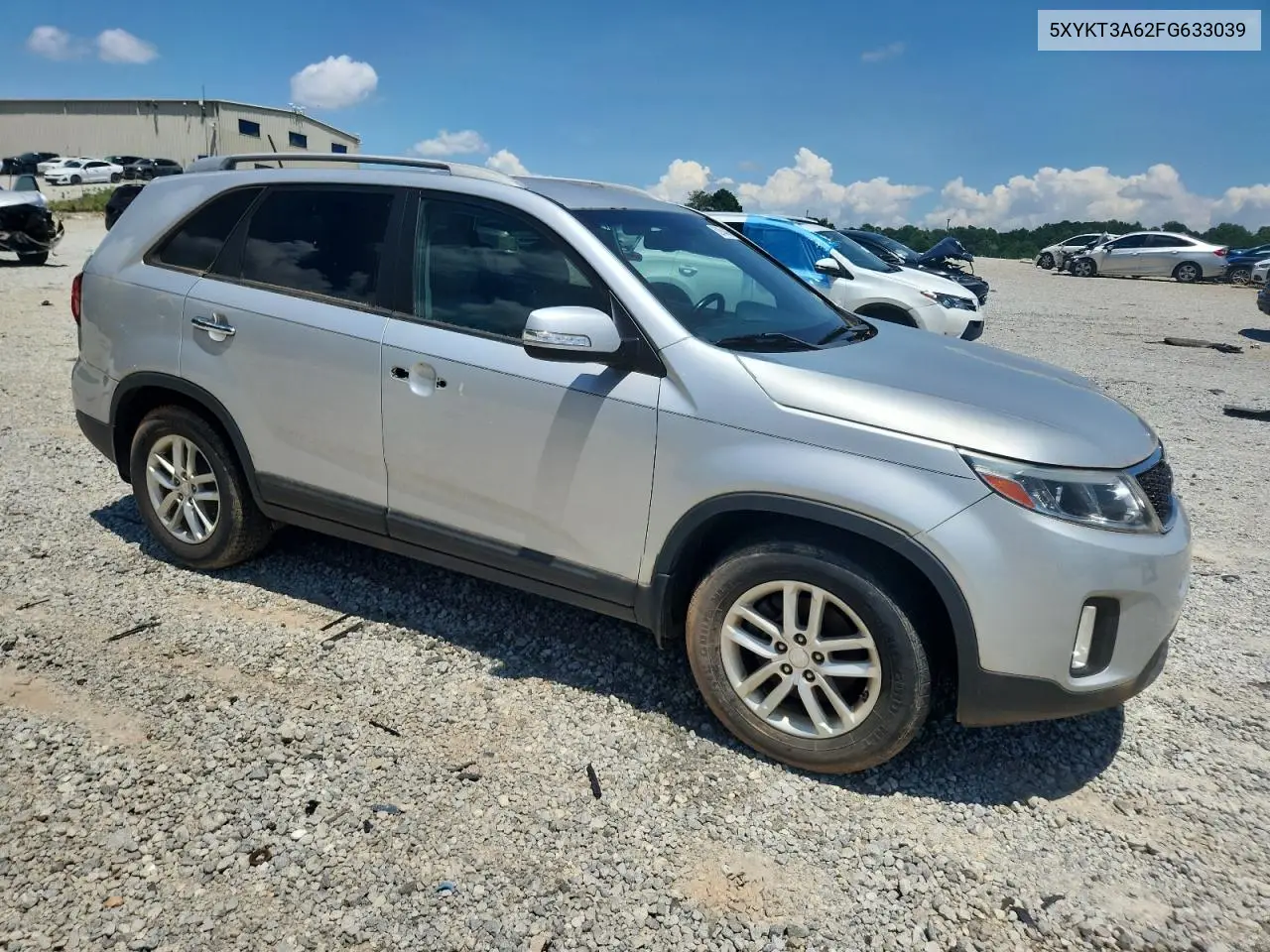 5xykt3a62fg633039 5XYKT3A62FG633039 2015 Kia Sorento Lx