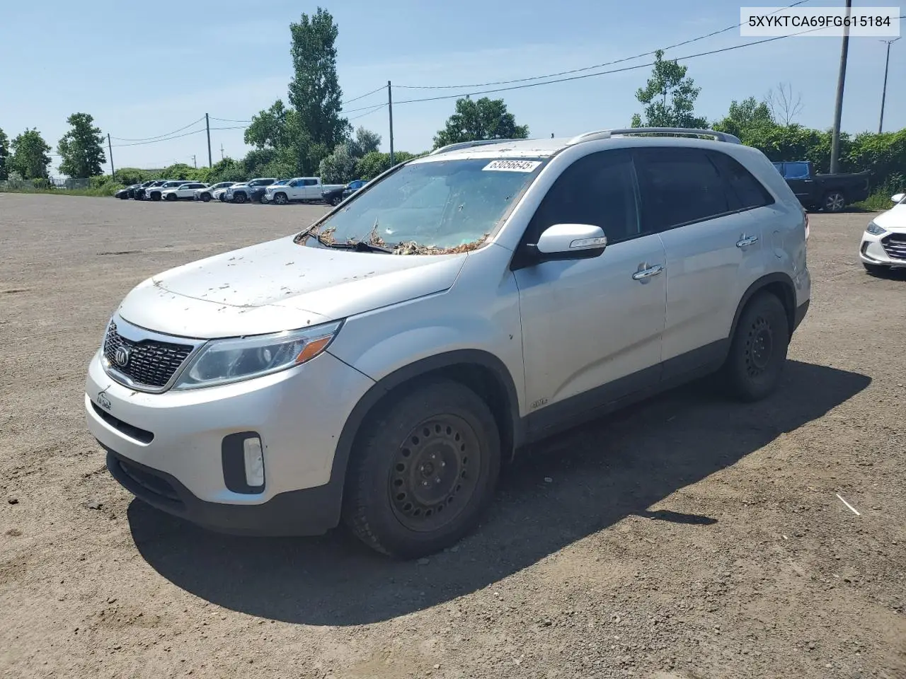 2015 Kia Sorento Lx VIN: 5XYKTCA69FG615184 Lot: 63056645