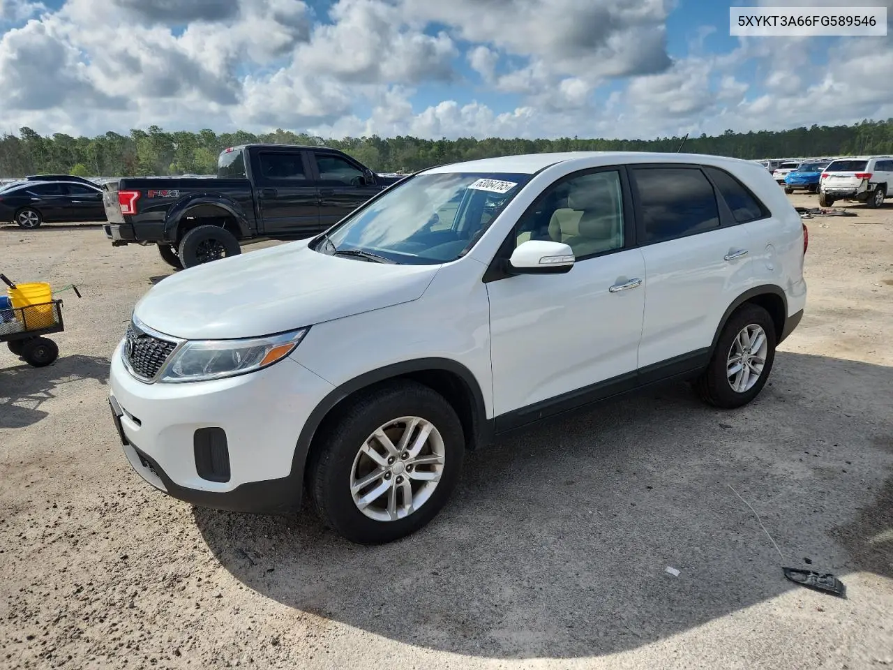 2015 Kia Sorento Lx VIN: 5XYKT3A66FG589546 Lot: 63064765