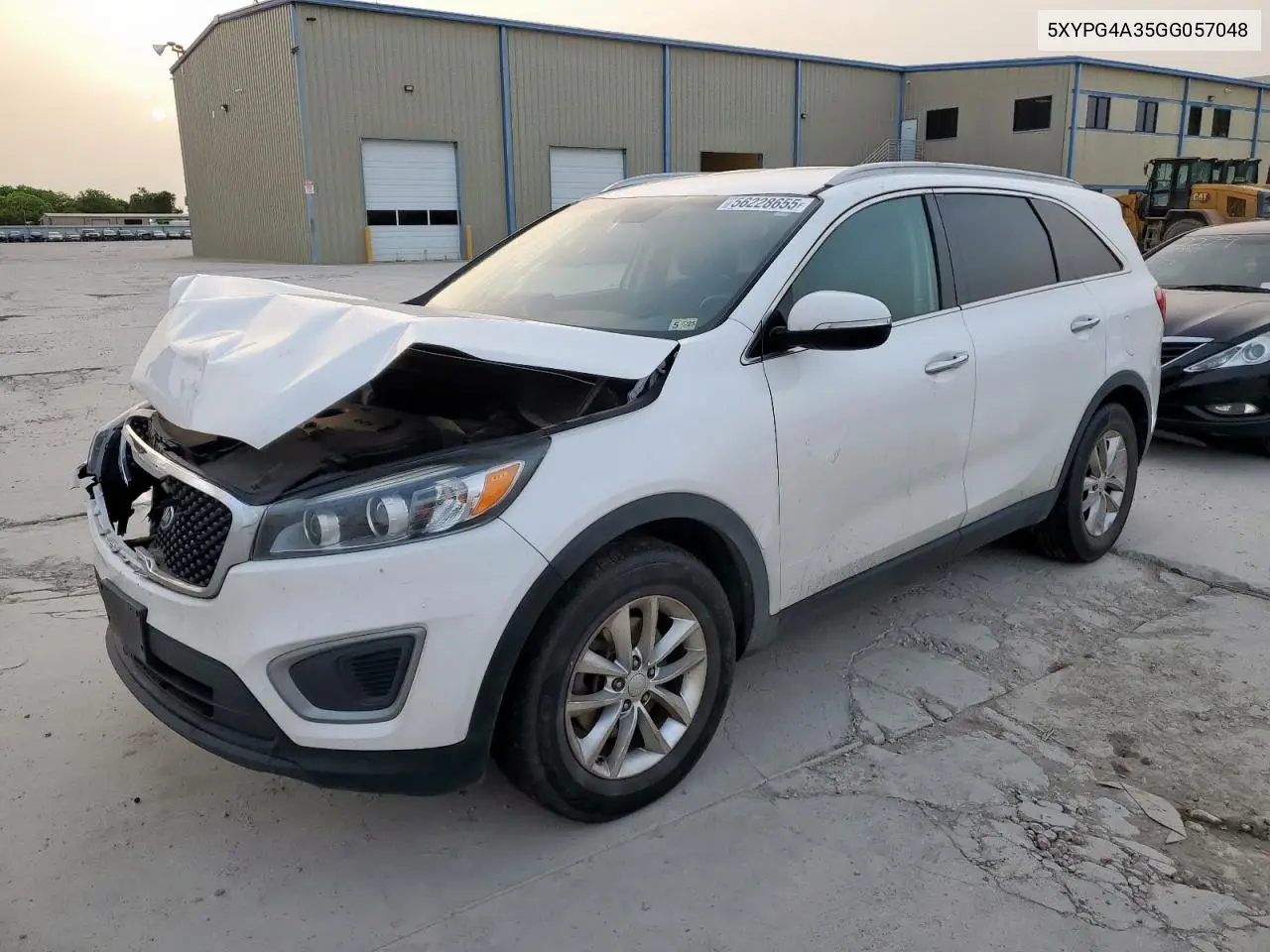 2016 Kia Sorento Lx VIN: 5XYPG4A35GG057048 Lot: 56228655