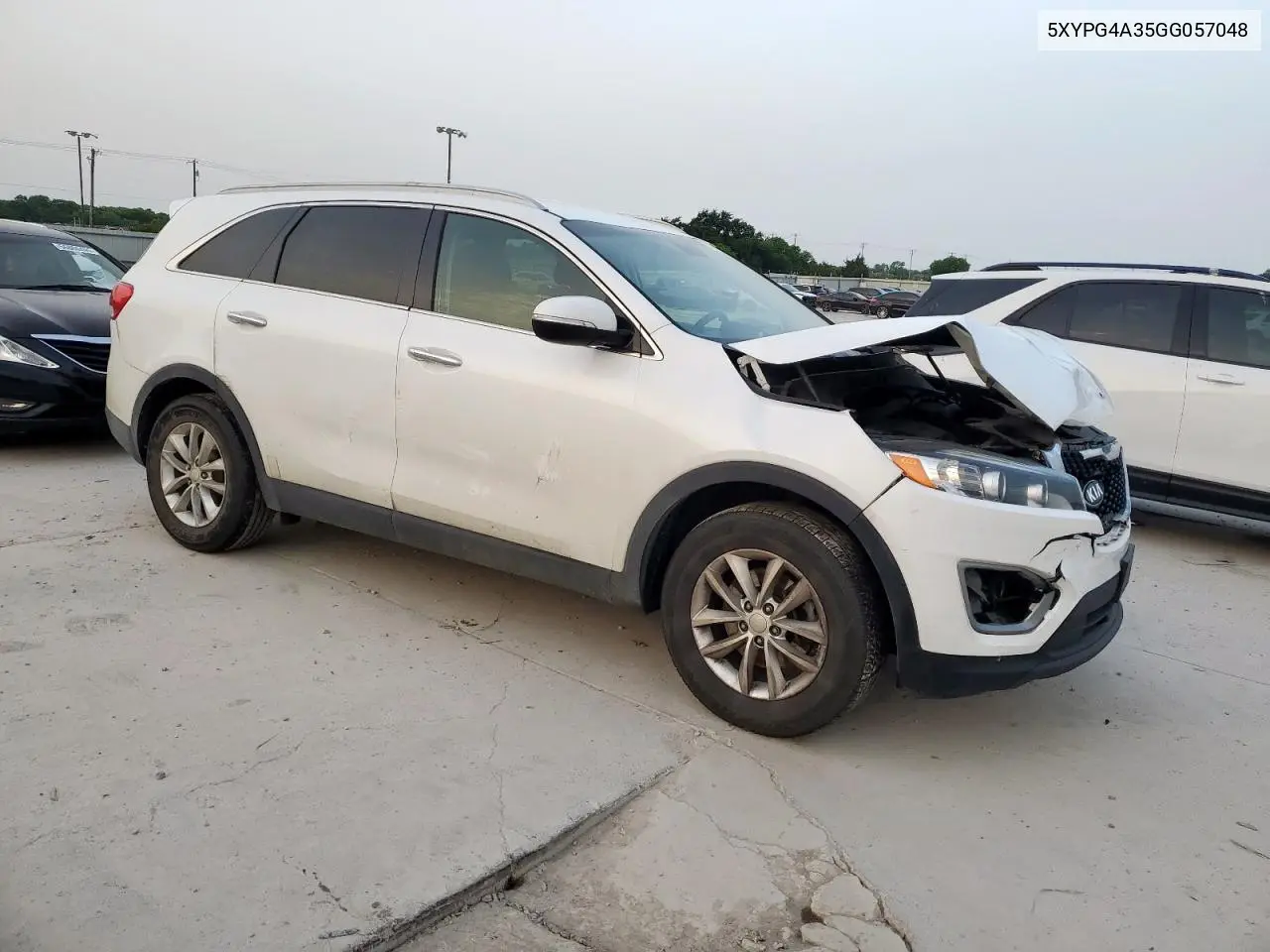 2016 Kia Sorento Lx VIN: 5XYPG4A35GG057048 Lot: 56228655