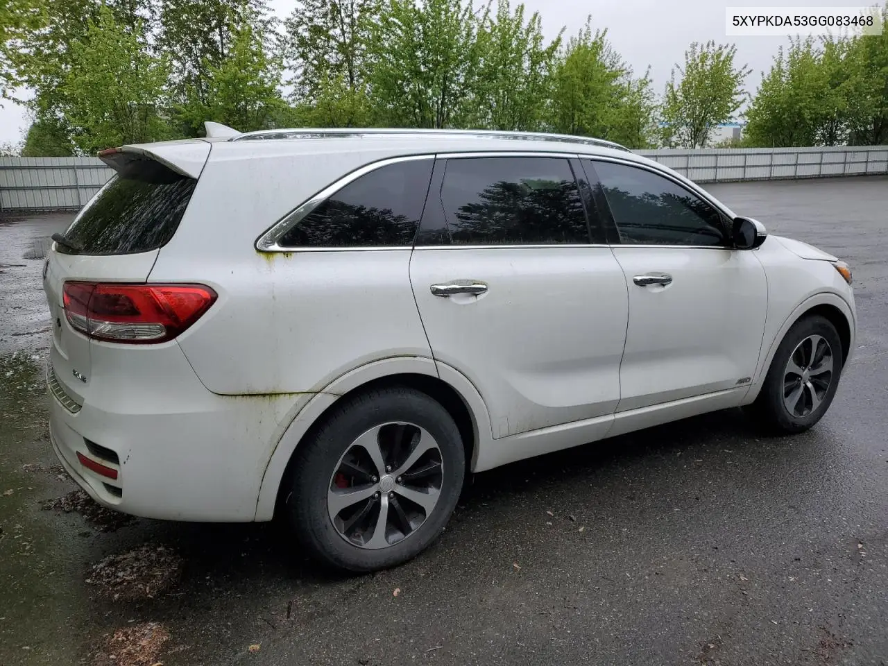 2016 Kia Sorento Sx VIN: 5XYPKDA53GG083468 Lot: 56933175