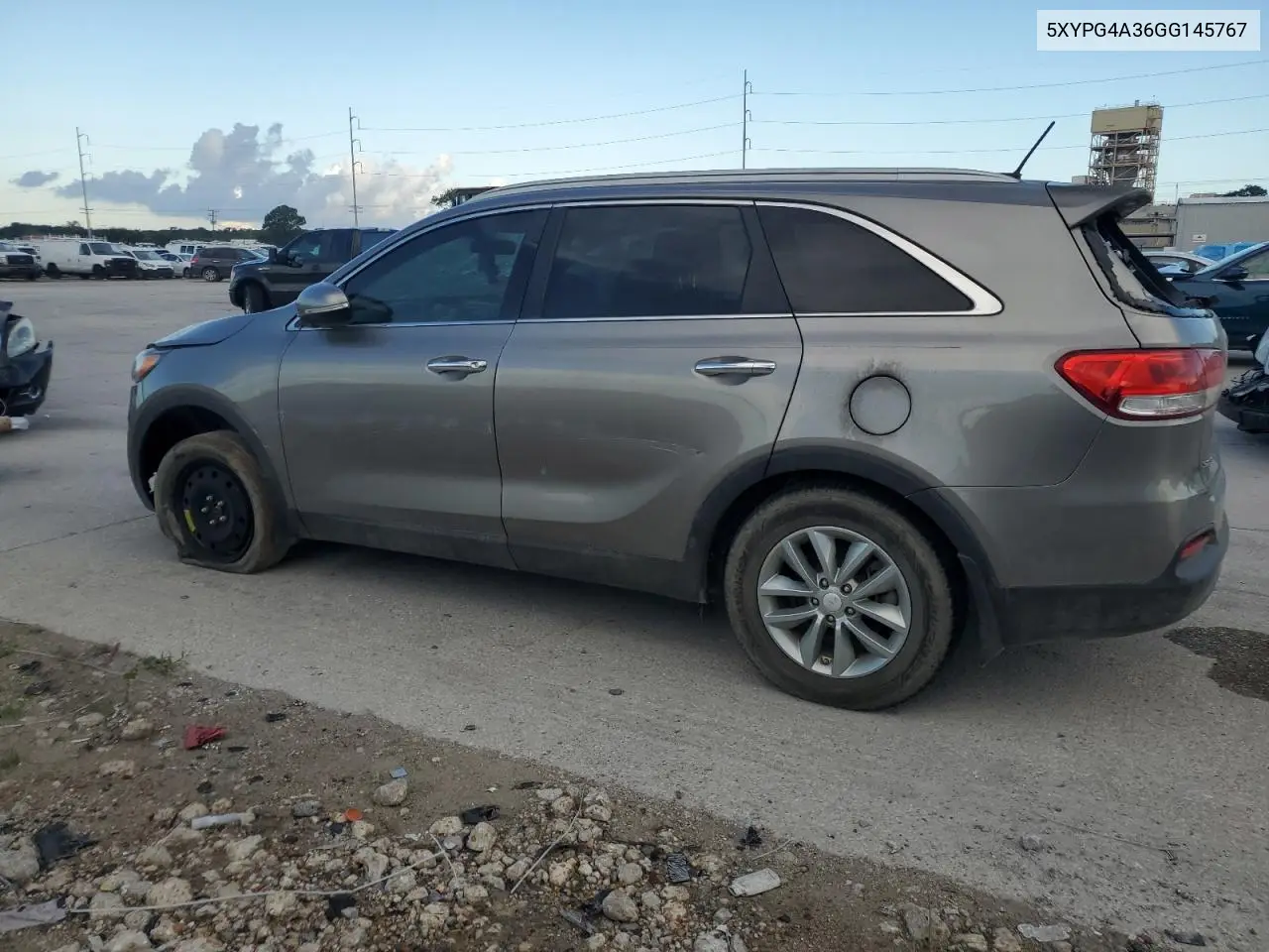 2016 Kia Sorento Lx VIN: 5XYPG4A36GG145767 Lot: 61735075