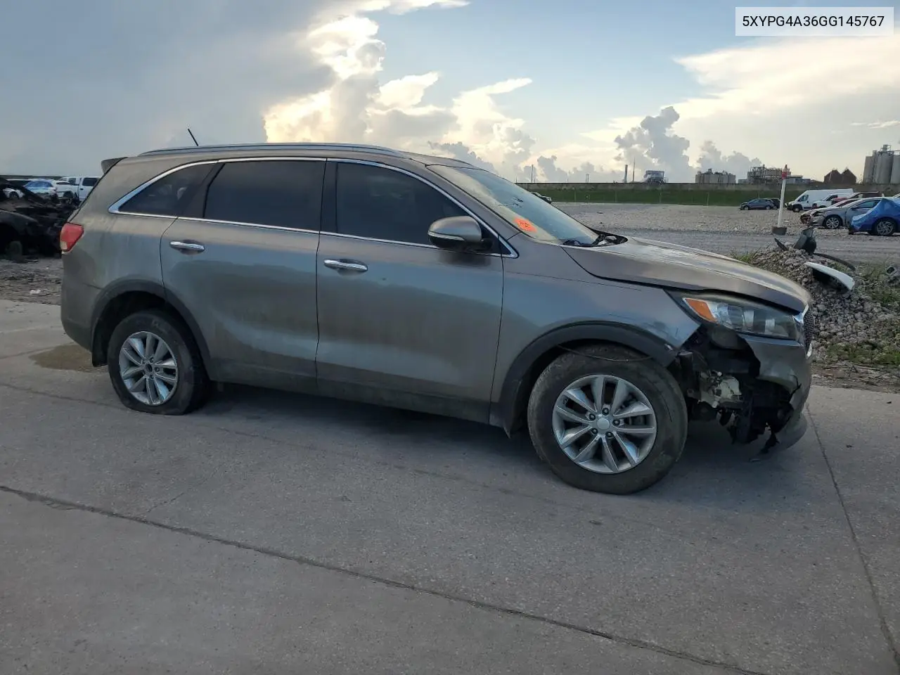 2016 Kia Sorento Lx VIN: 5XYPG4A36GG145767 Lot: 61735075