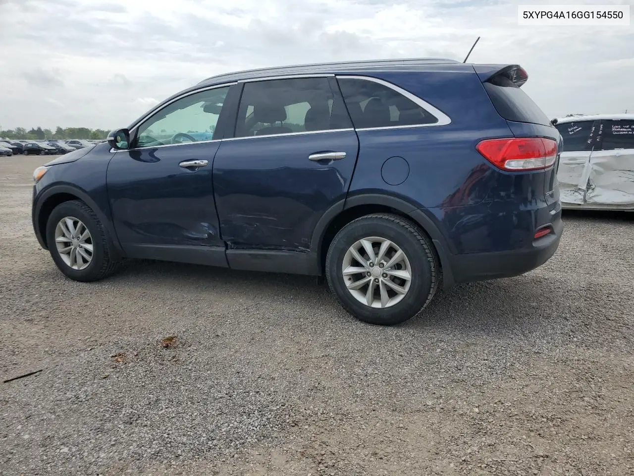 2016 Kia Sorento Lx VIN: 5XYPG4A16GG154550 Lot: 62613305