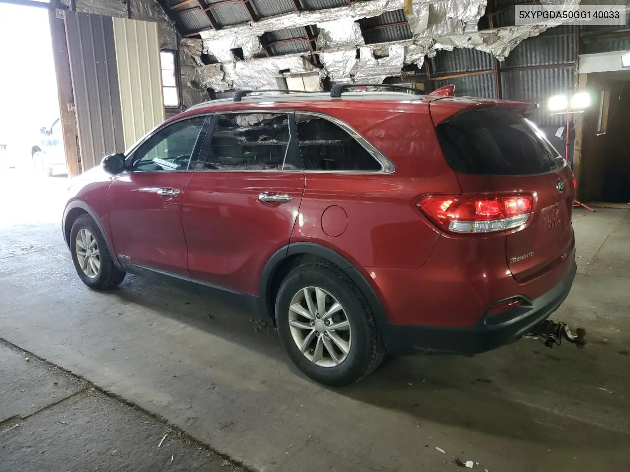 2016 Kia Sorento Lx VIN: 5XYPGDA50GG140033 Lot: 63031985