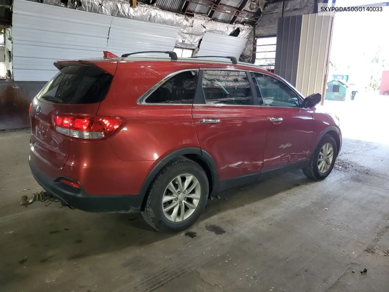 2016 Kia Sorento Lx VIN: 5XYPGDA50GG140033 Lot: 63031985