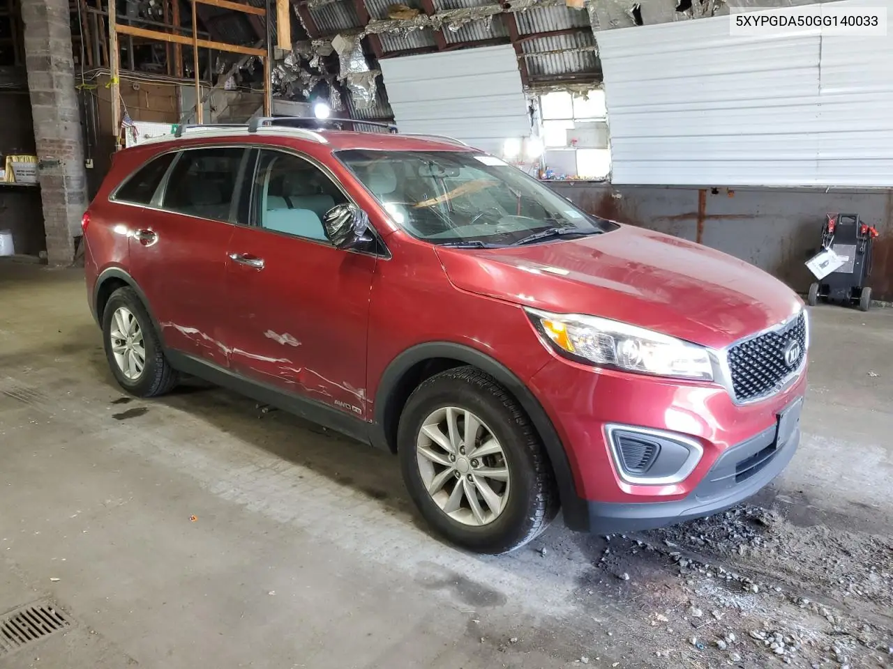 2016 Kia Sorento Lx VIN: 5XYPGDA50GG140033 Lot: 63031985