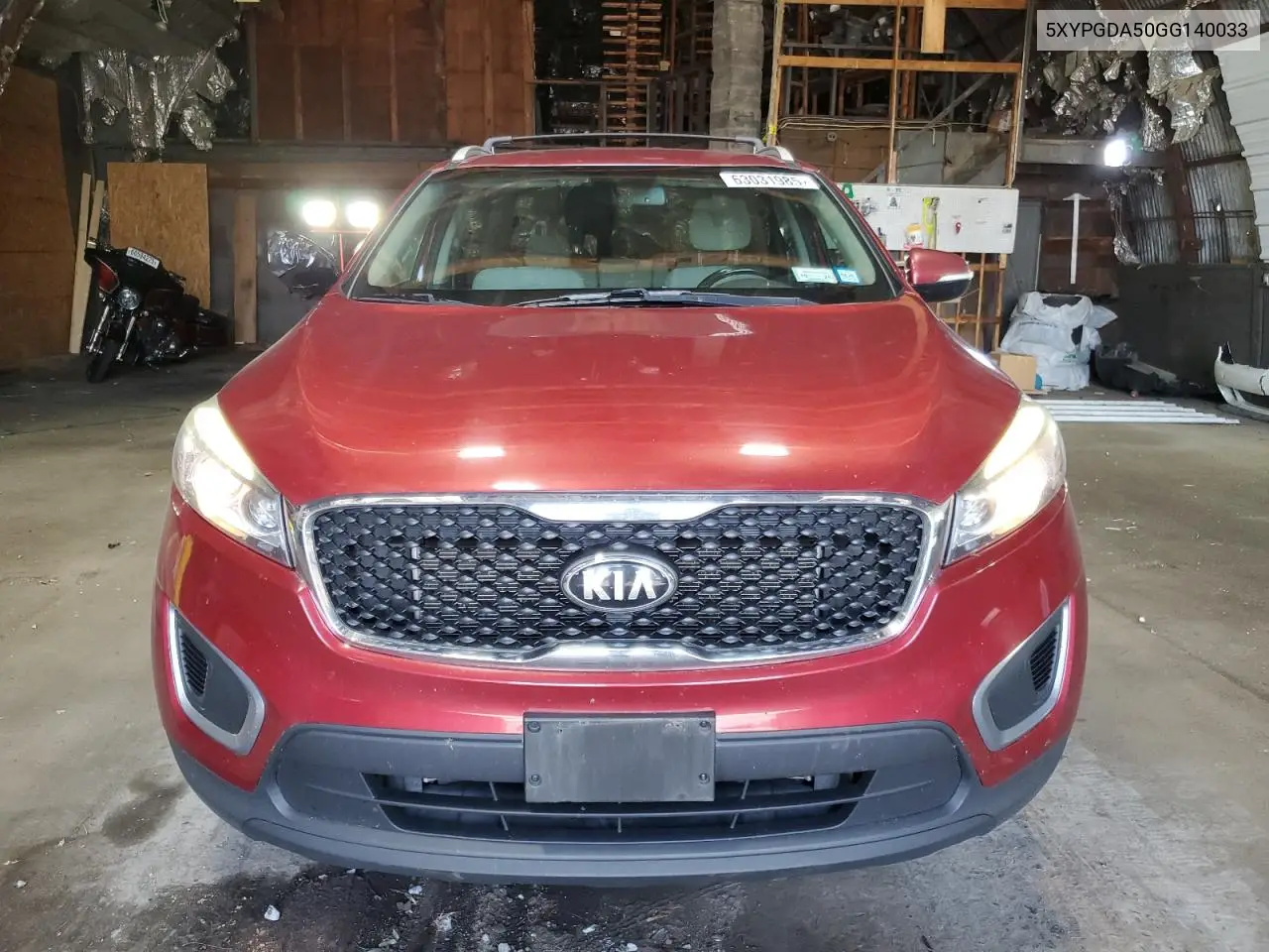 2016 Kia Sorento Lx VIN: 5XYPGDA50GG140033 Lot: 63031985