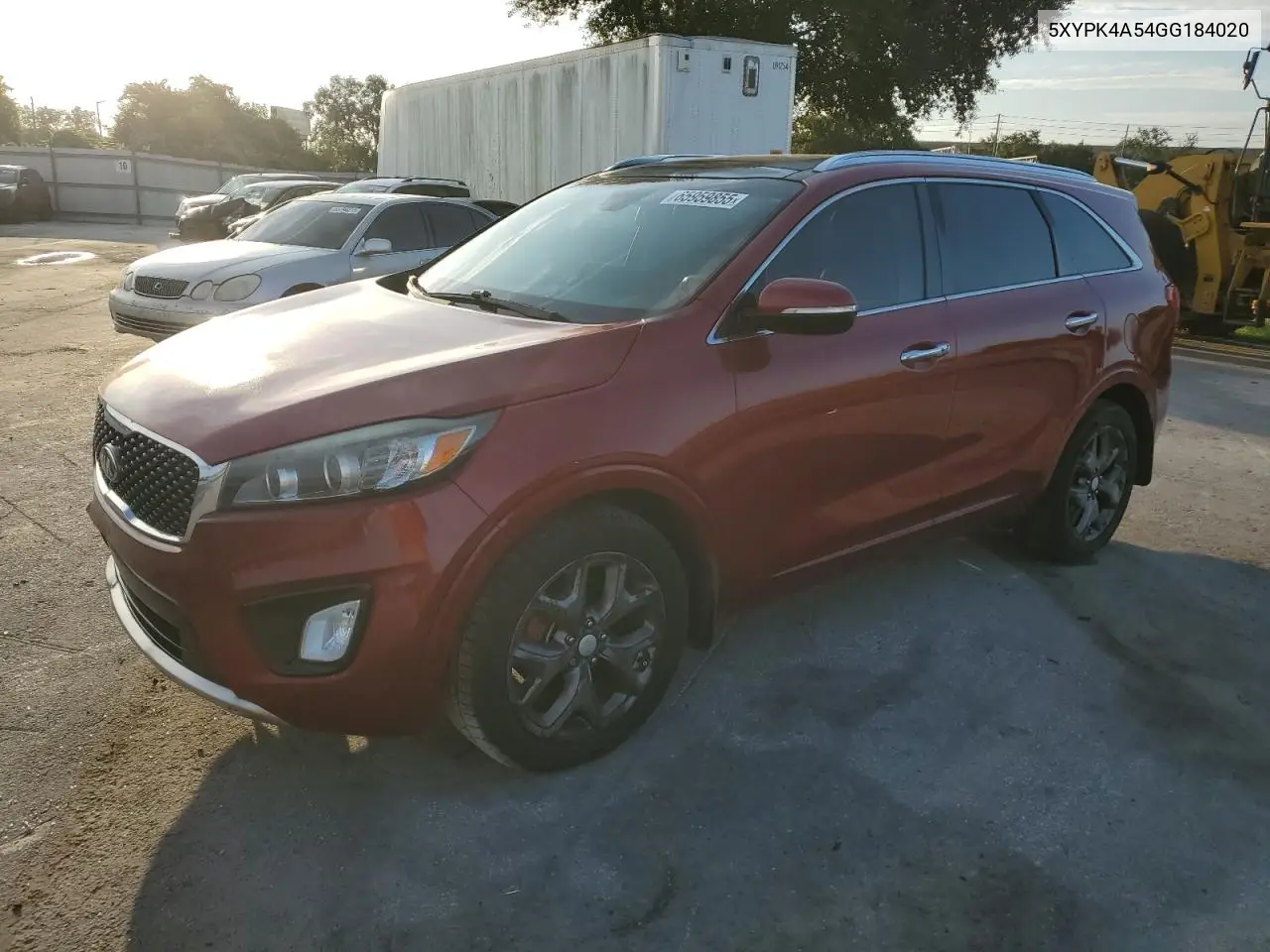 2016 Kia Sorento Sx VIN: 5XYPK4A54GG184020 Lot: 65959855