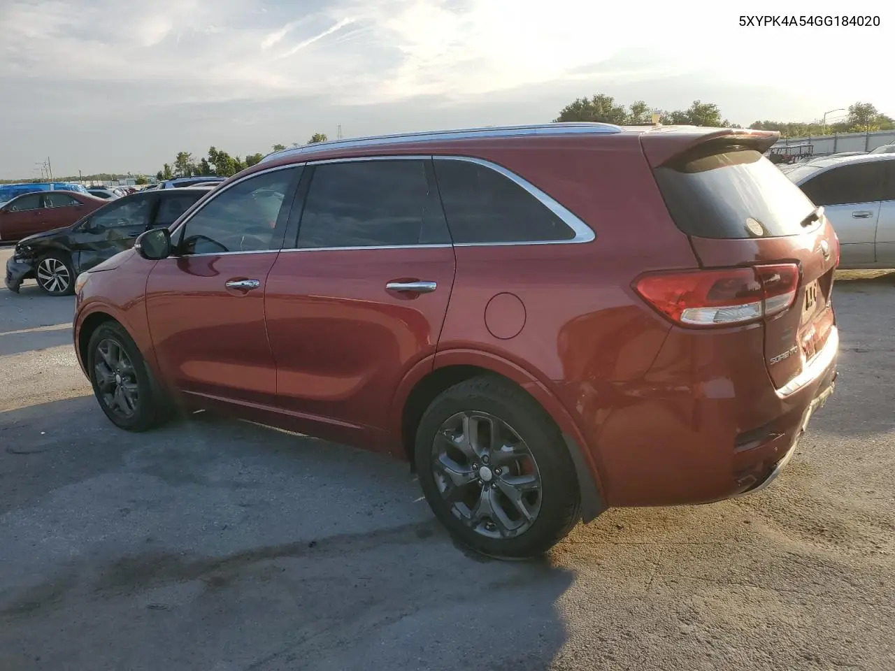 2016 Kia Sorento Sx VIN: 5XYPK4A54GG184020 Lot: 65959855