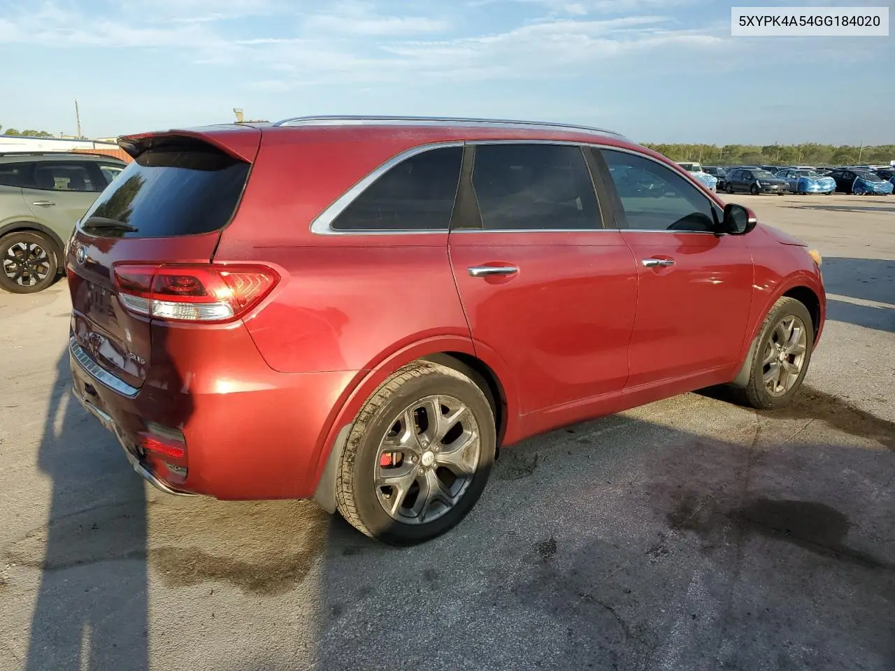 2016 Kia Sorento Sx VIN: 5XYPK4A54GG184020 Lot: 65959855