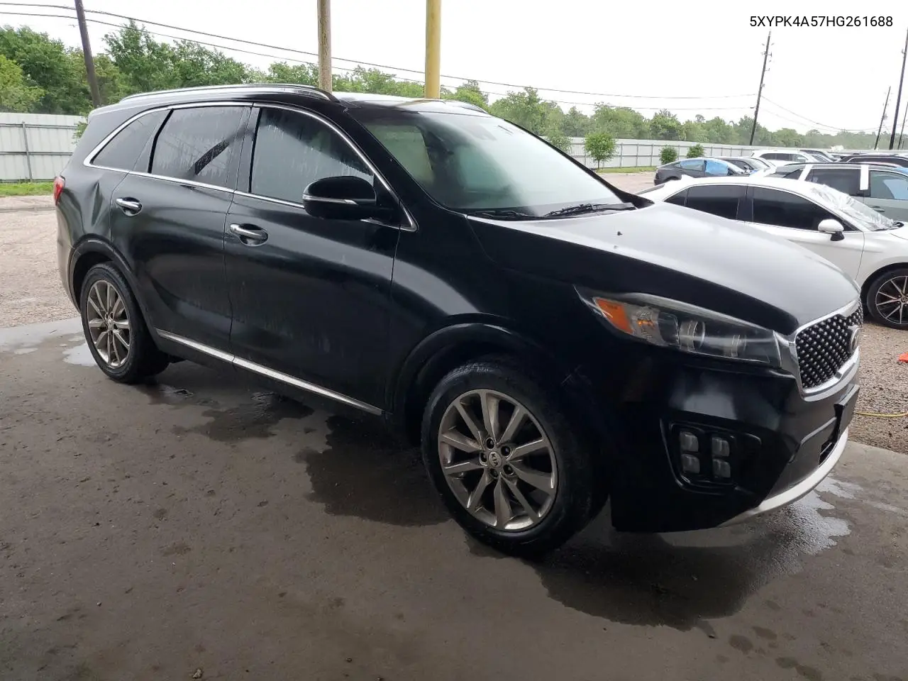 2017 Kia Sorento Sx VIN: 5XYPK4A57HG261688 Lot: 54627575