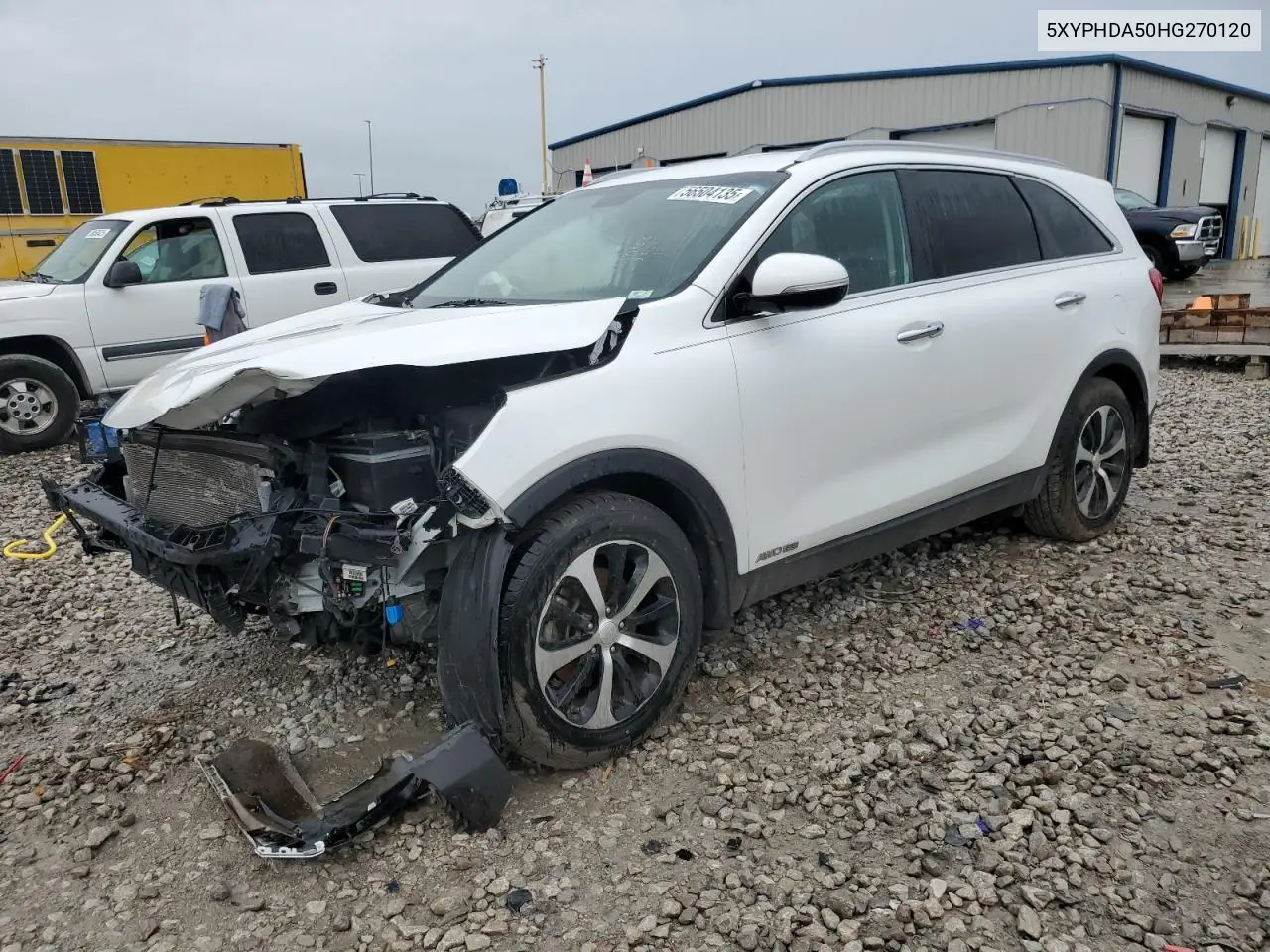 2017 Kia Sorento Ex VIN: 5XYPHDA50HG270120 Lot: 56504135