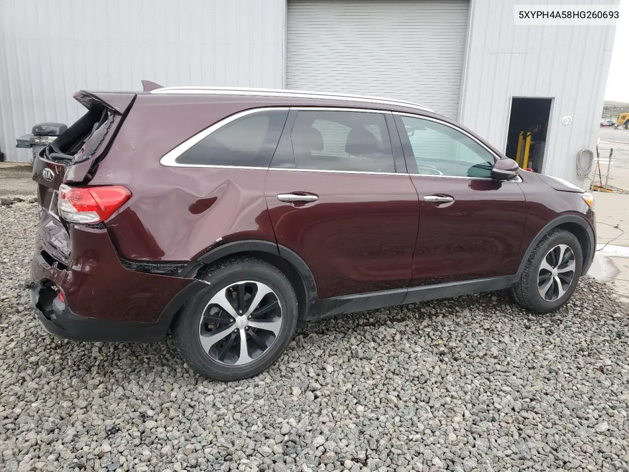 2017 Kia Sorento Ex VIN: 5XYPH4A58HG260693 Lot: 56532085