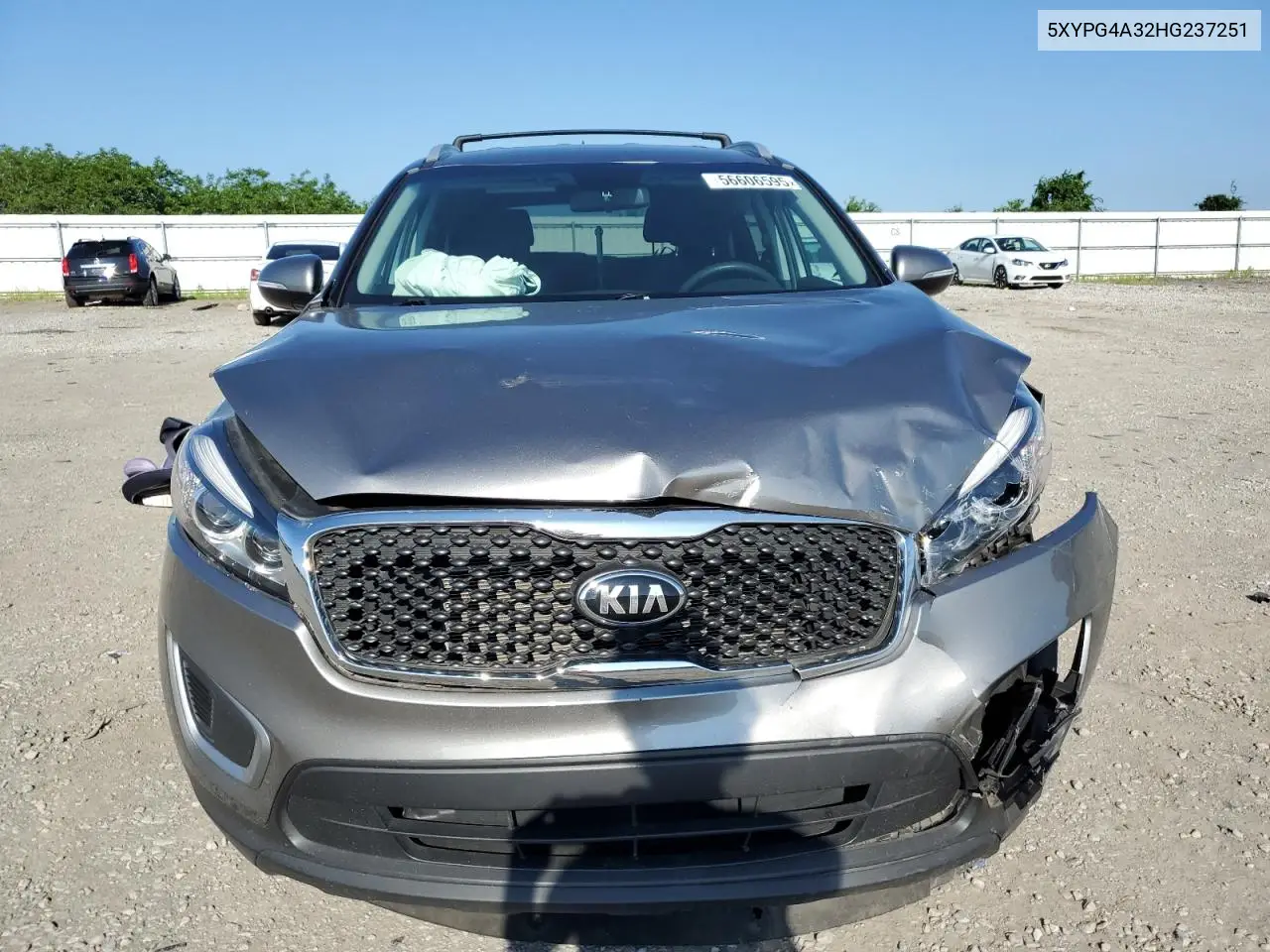2017 Kia Sorento Lx VIN: 5XYPG4A32HG237251 Lot: 56606595