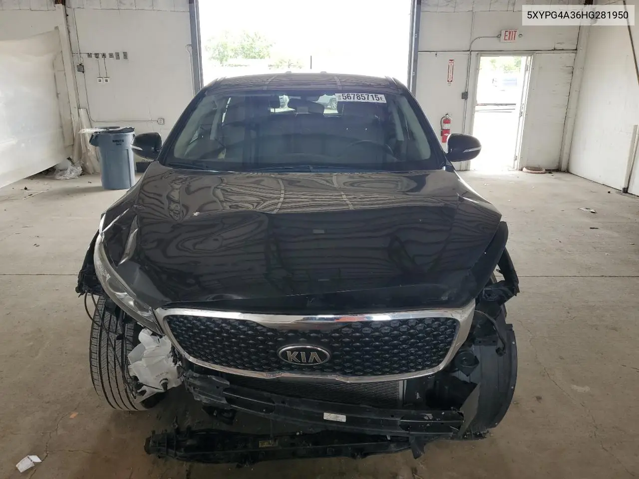 2017 Kia Sorento Lx VIN: 5XYPG4A36HG281950 Lot: 56785715