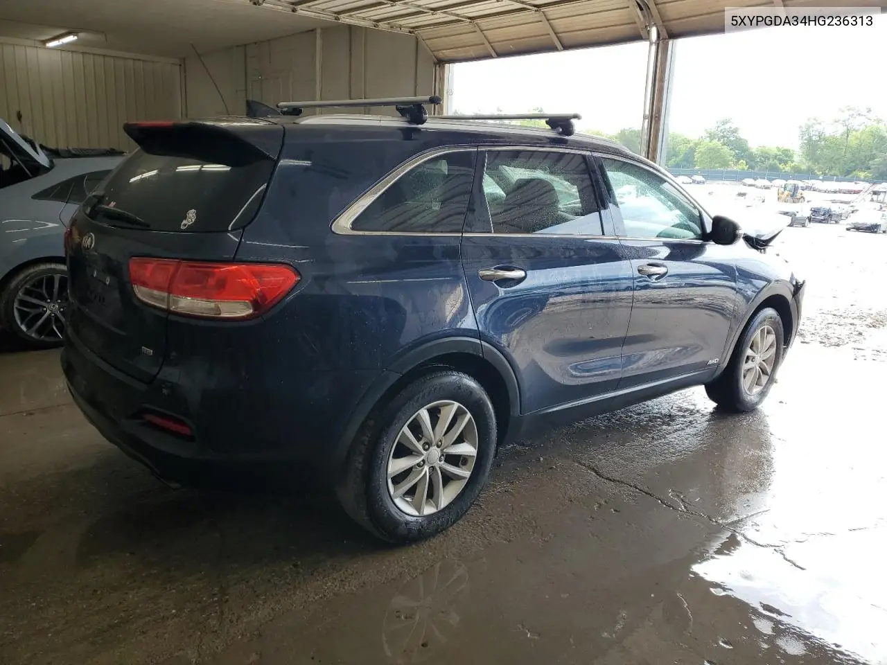 2017 Kia Sorento Lx VIN: 5XYPGDA34HG236313 Lot: 56840105