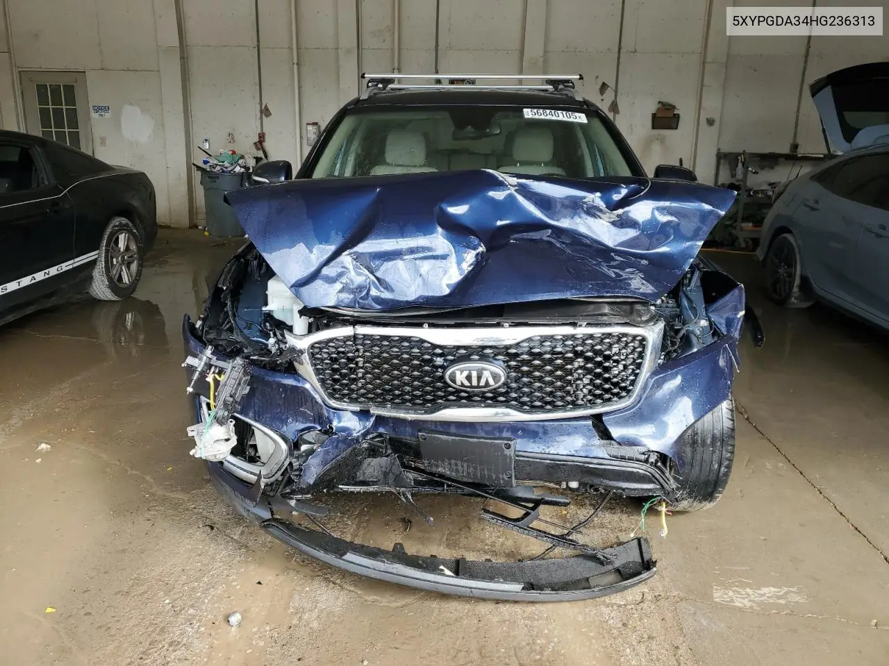 2017 Kia Sorento Lx VIN: 5XYPGDA34HG236313 Lot: 56840105
