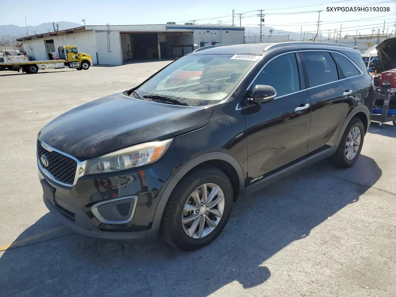 2017 Kia Sorento Lx VIN: 5XYPGDA59HG193038 Lot: 56889955