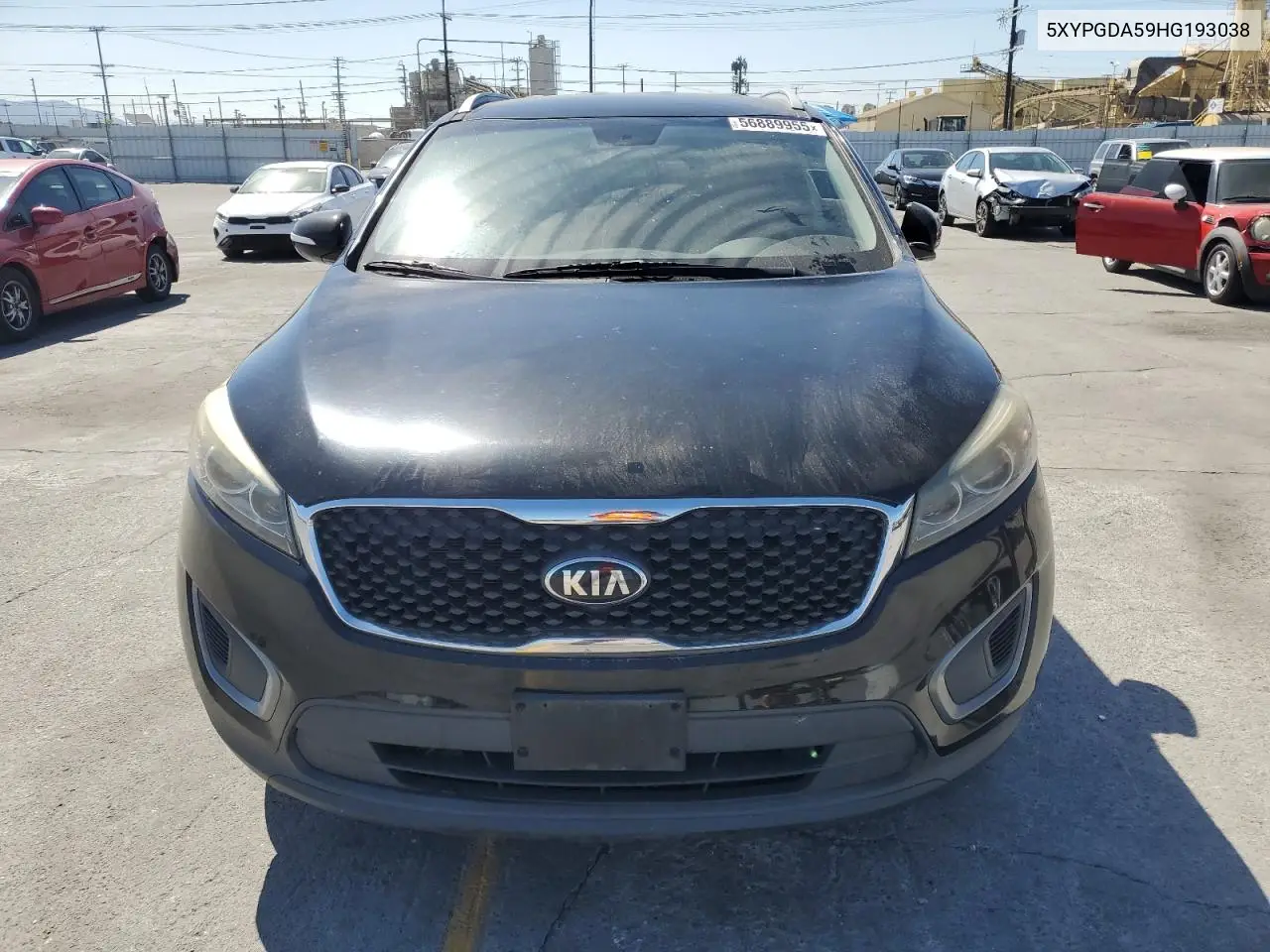 2017 Kia Sorento Lx VIN: 5XYPGDA59HG193038 Lot: 56889955