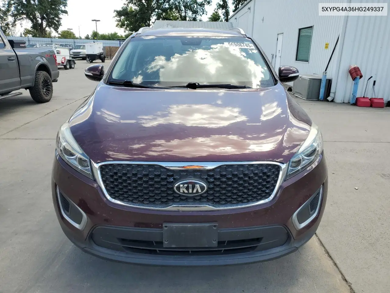 2017 Kia Sorento Lx VIN: 5XYPG4A36HG249337 Lot: 56986745