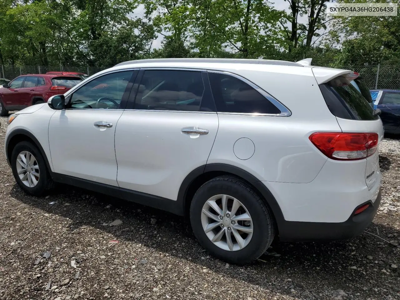 2017 Kia Sorento Lx VIN: 5XYPG4A36HG206438 Lot: 57059895