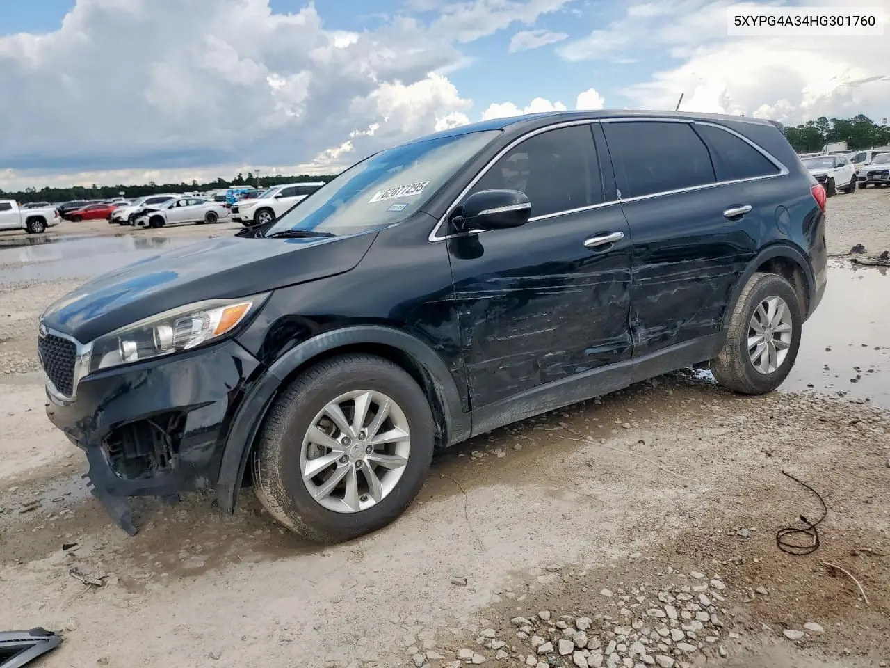 2017 Kia Sorento Lx VIN: 5XYPG4A34HG301760 Lot: 62877295