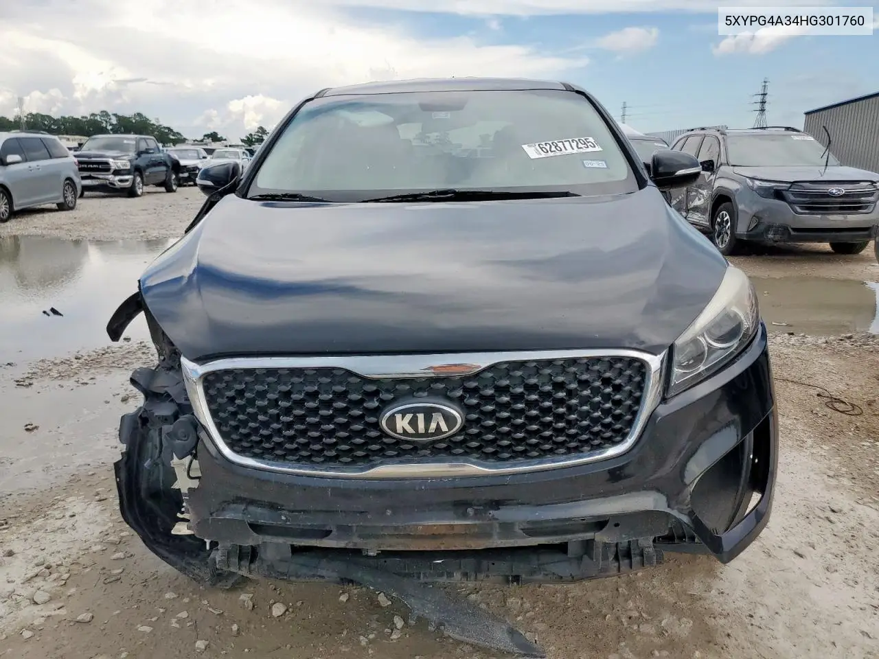 2017 Kia Sorento Lx VIN: 5XYPG4A34HG301760 Lot: 62877295