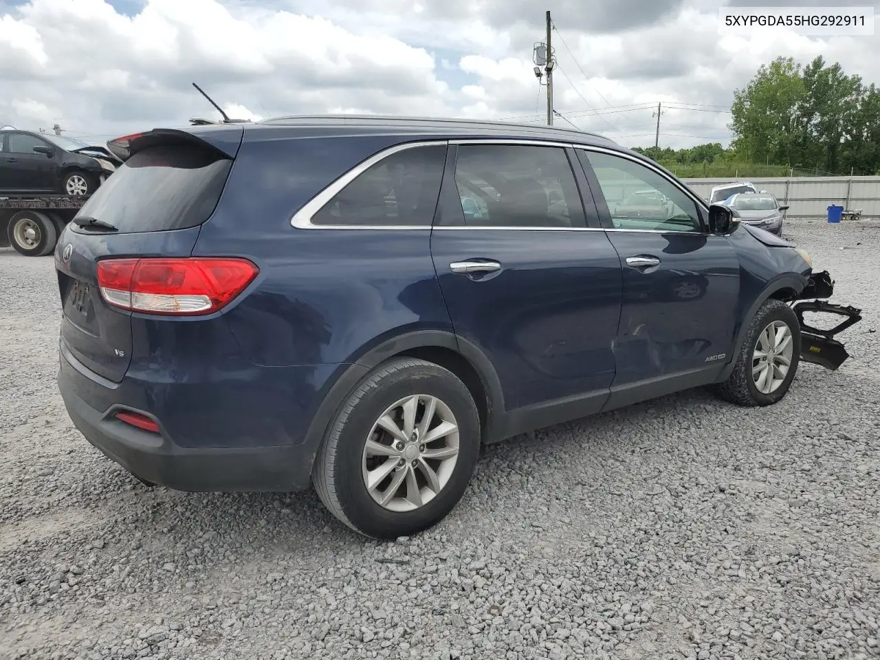 2017 Kia Sorento Lx VIN: 5XYPGDA55HG292911 Lot: 62880415