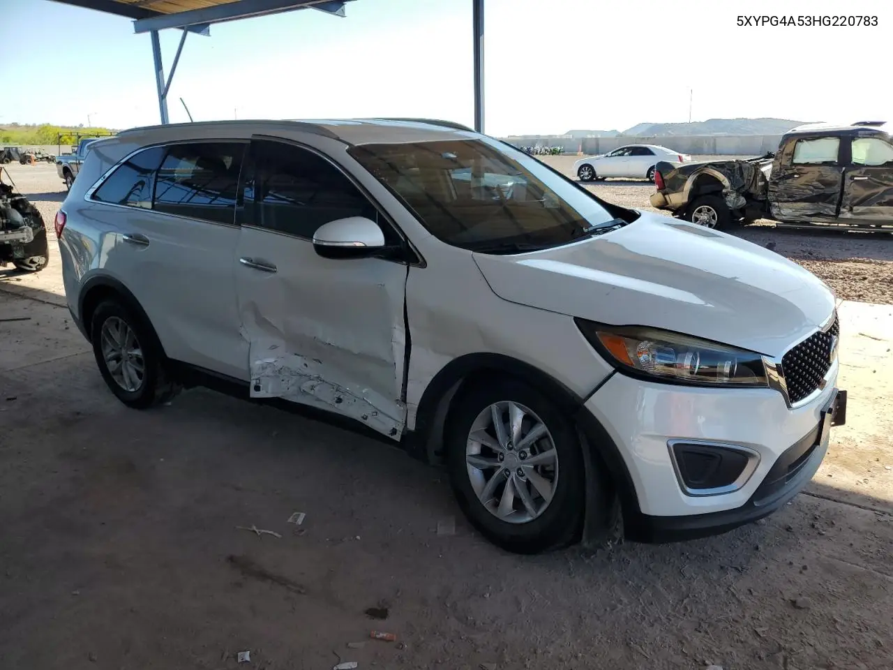 2017 Kia Sorento Lx VIN: 5XYPG4A53HG220783 Lot: 63037335