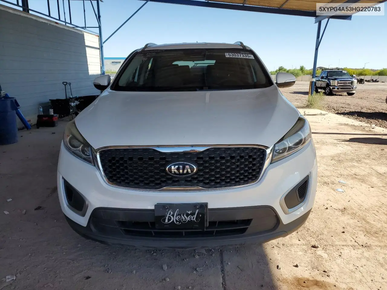 2017 Kia Sorento Lx VIN: 5XYPG4A53HG220783 Lot: 63037335
