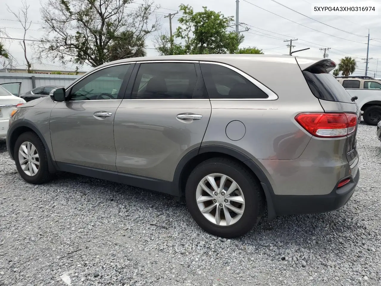 2017 Kia Sorento Lx VIN: 5XYPG4A3XHG316974 Lot: 63234575