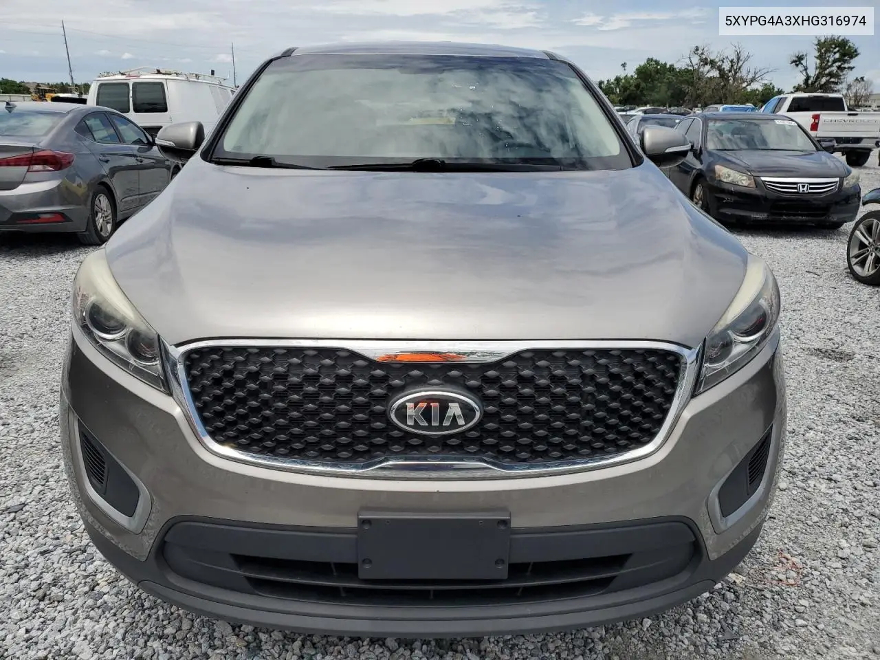 2017 Kia Sorento Lx VIN: 5XYPG4A3XHG316974 Lot: 63234575