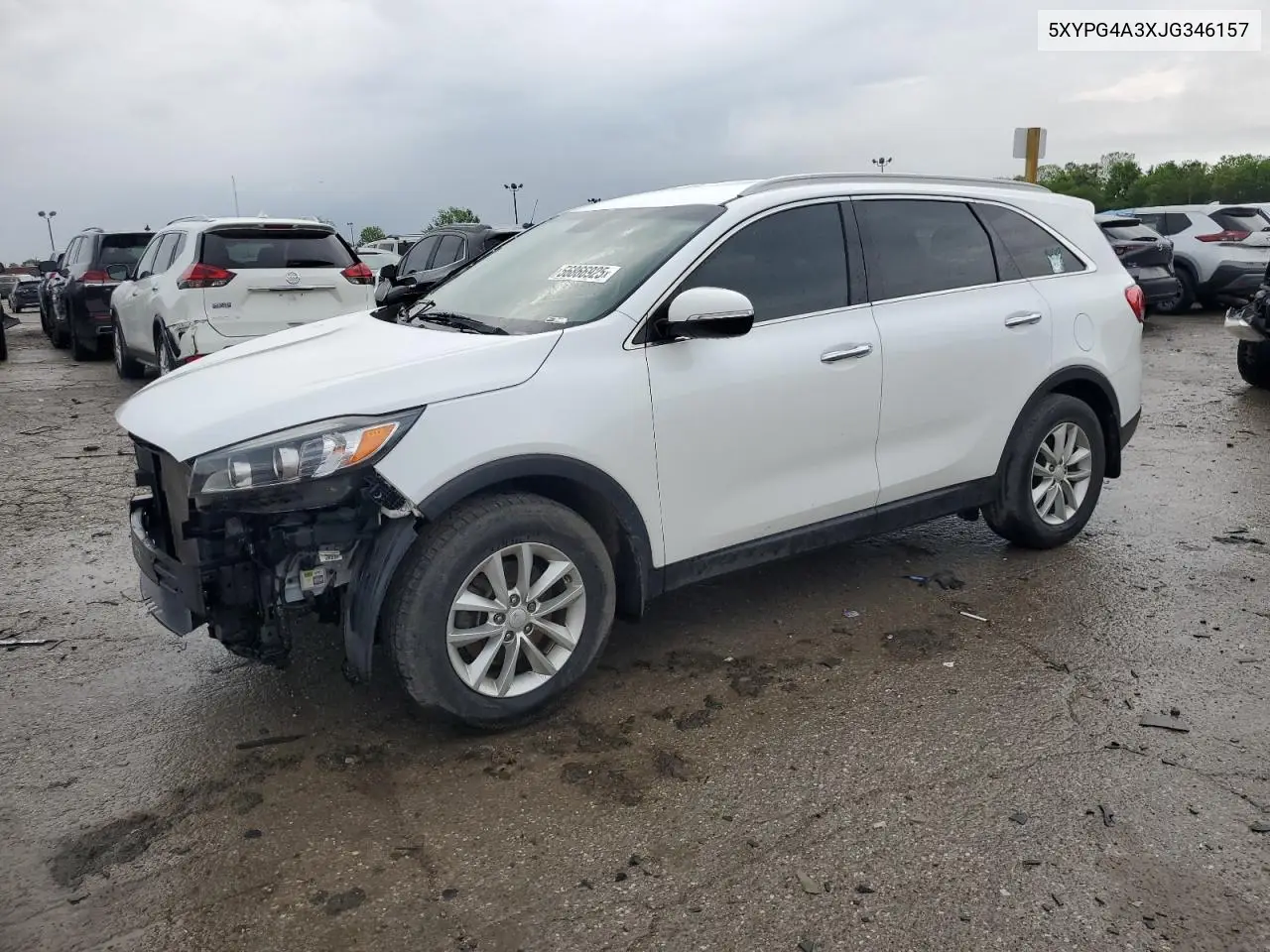 2018 Kia Sorento Lx VIN: 5XYPG4A3XJG346157 Lot: 56866925