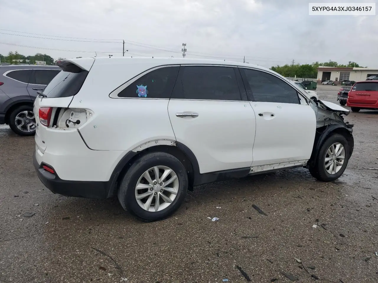 2018 Kia Sorento Lx VIN: 5XYPG4A3XJG346157 Lot: 56866925